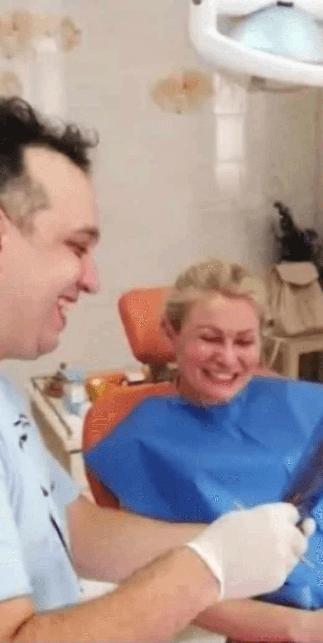 Dr. Fourozan Babak in his dental clinic